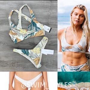 ☀️RIP CURL☀️ TROPIC SOL REVERSIBLE SKIMPY BIKINI SET